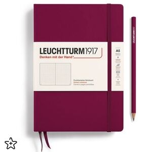 ❤️BUY 5 GET 3 FREE   Leuchtturm1917 Dotted Notebook Medium (A5), Retail $25.50US